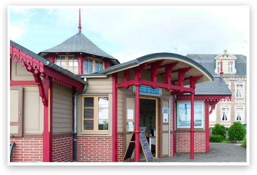 Kiosque Saint-Valery sur Somme, point de départ pour les sorties en Baie de Somme